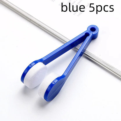 1-5PCS Multifunctional Glasses Cleaner Brush Microfiber Clean Brush Sun Glasses Eyeglass Cleaner Brush Cleaning Spectacles Tool