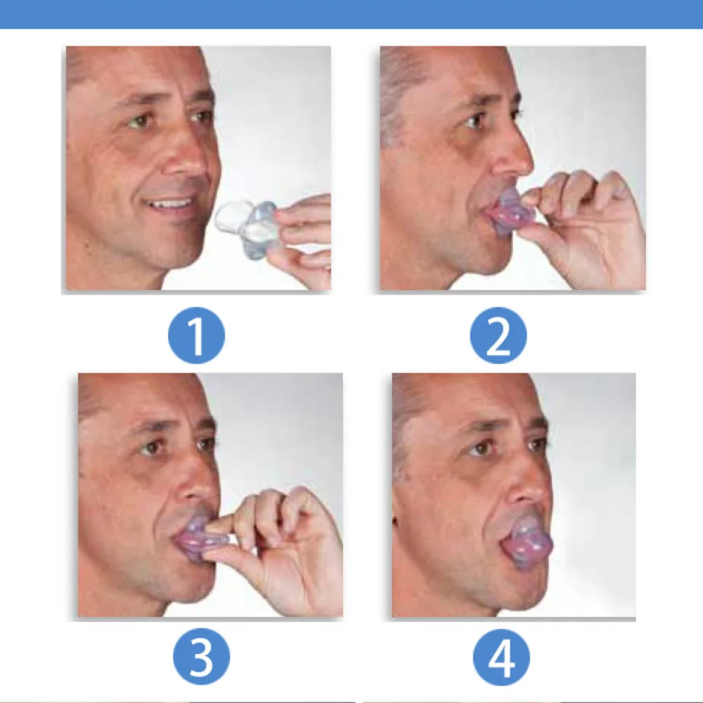 1PC Medical Silicone Anti-snoring Device Aid Snoring Device Anti-snoring Tongue Protector Anti Snoring Mouthpiece