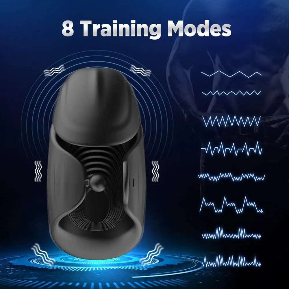 Wireless APP Style Male Wearable Glans Penis Masturbator Vibration Penis Training and Exercise Device Vibration Airplane Cup