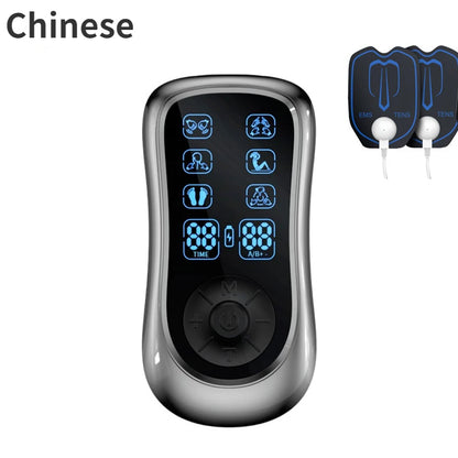 8 Languages Neck Massager LCD Display EMS TEM Pulse Massage with 6 Massage Modes To Comprehensively Alleviate Muscle Fatigue