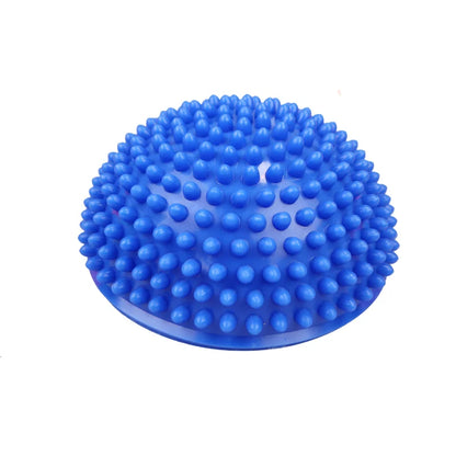 1PCS GYM Pilates Fitness Balancing Ball PVC Yoga Ball 16cm Inflatable Massage Point Half Fit Ball Balance Trainer Stabilizer