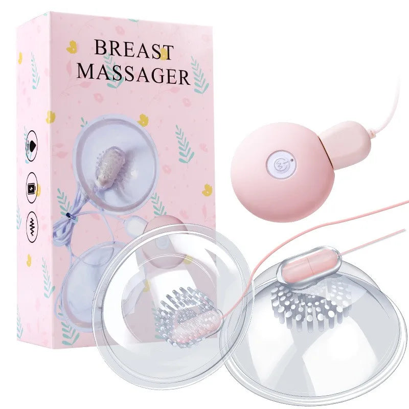 USB/Wireless Breast Enlargement Massage Nipple Stimulation Licking Vagina Clitoris Vacuum Sucker Masturbator Vibrator Sex Toys