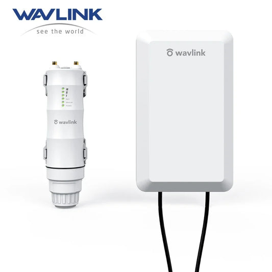 Wavlink High-Power Outdoor Wireless AP, Long-Range, Waterproof, with POE Supply and Directional Antenna