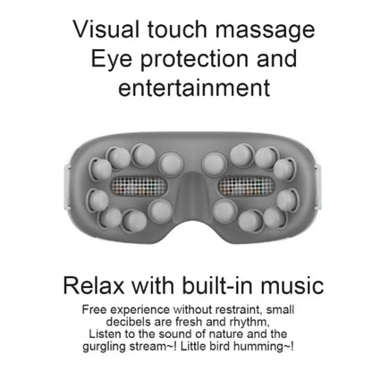 Smart Heated Eye Massage with Bluetooth Music Vibration Compression Massage Glasses Instrument For Migraines Sleep Mask Eye Care