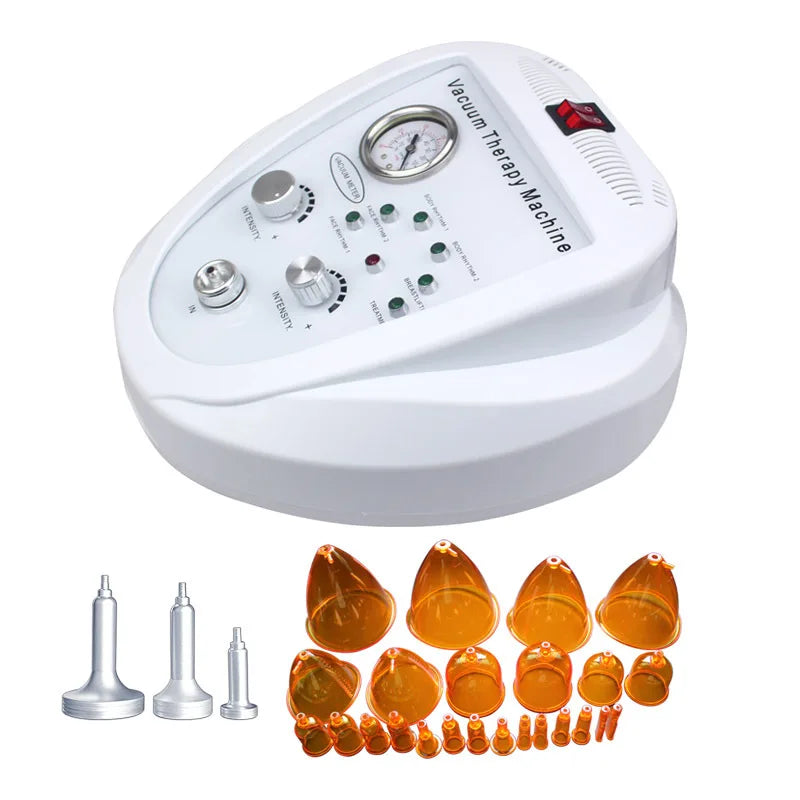 NEW Body Shaping Breast Enlargement Vacuum Therapy Electric Breast Massager 24Cups Buttock Lift Machine Chest Care Instrument