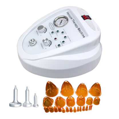 Electric Breast Massager 24Cups Buttock Lift Machine Chest Care Instrument for Body Shaping Breast Enlargement Vacuum Therapy