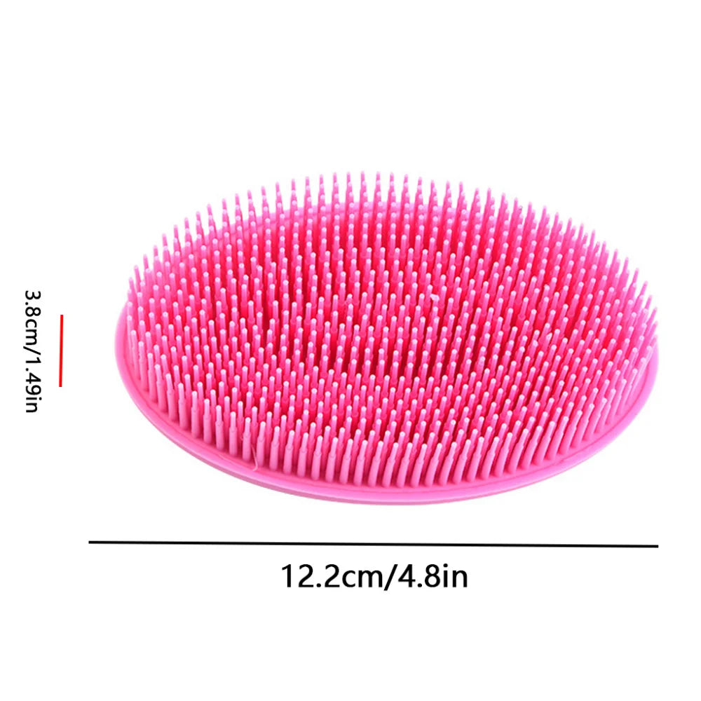 1PCS Soft Silicone Body Brush Bath Shower exfoliating skin Suitable for baby bath shampoo Facial Massage Brush Supplies Dropship