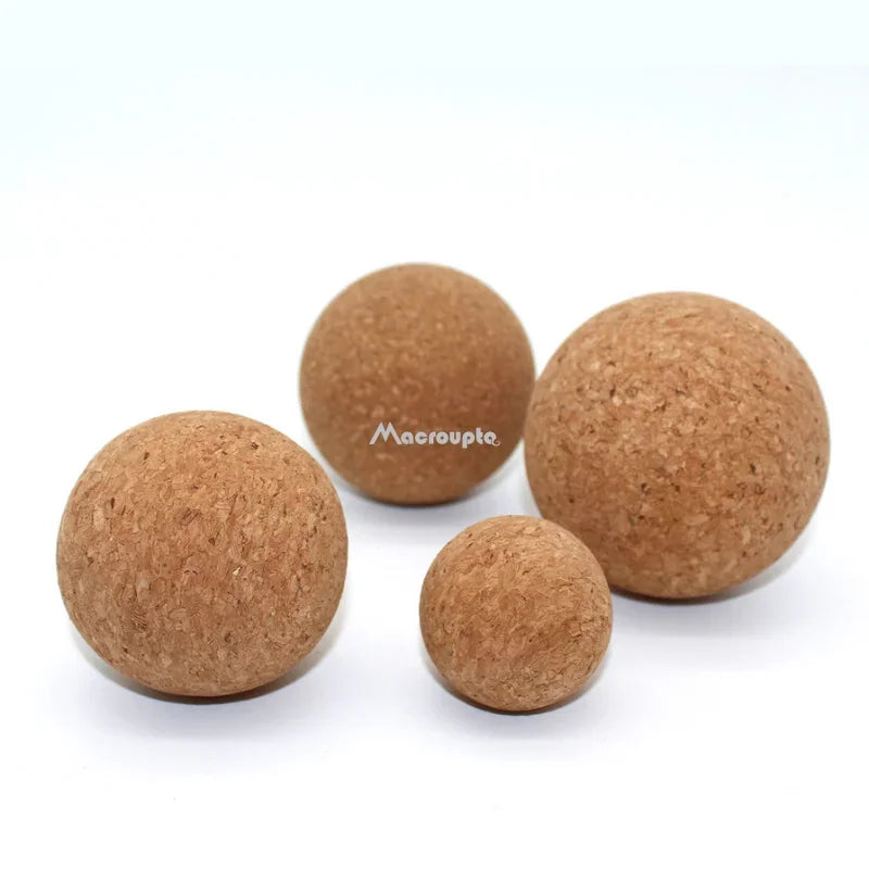 Cork Massage Ball Back Massage Foot Massager Yoga Ball Tension Release Therapy Myofascial Ball Relax Muscles Trigger Point