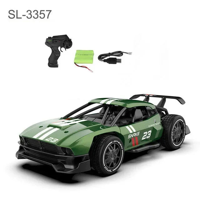 2.4G Off Road Radio Remote RC Metal Car 1/24 4WD RC Drift Racing Car Control Vehicle Electronic Remo Hobby Toys