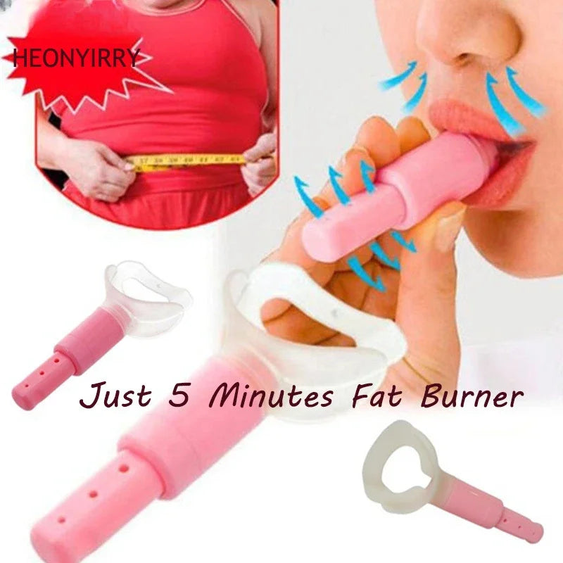 NEW Just 5 Minutes Fat Burner Abdominal Breathing Coach Slim Body Waist Increase Lung Capacity Face Lift Tool Weight Loss