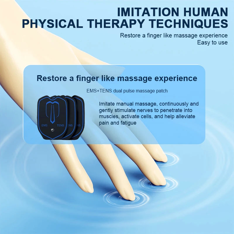 8 Languages Neck Massager LCD Display EMS TEM Pulse Massage with 6 Massage Modes To Comprehensively Alleviate Muscle Fatigue