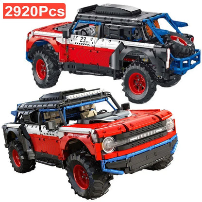 2920Pcs Technical MOC Mechanical Off Road Racing Sport Car Model Building Blocks City Speed Vehicle Bricks Toys Kids Adult Gifts