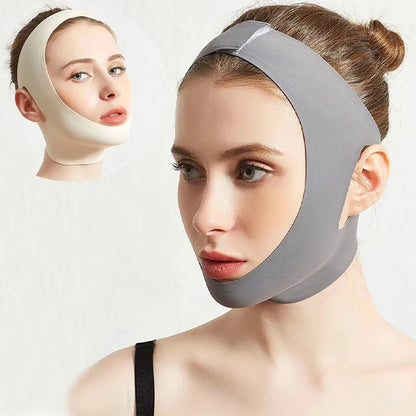 Facial V-Shape Facial Slimming Bandage Loosen Lift Band Shape Lift Reduce Double Chin Facial Slimming Band Facial Massage Tool