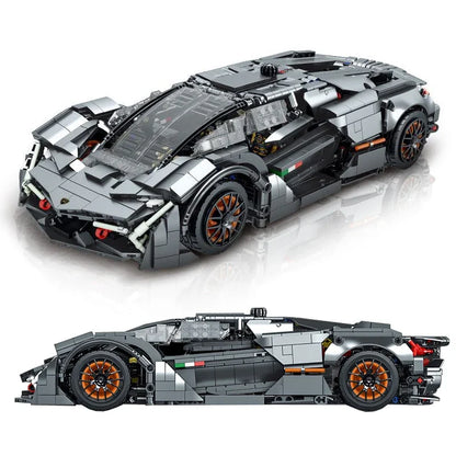 1512PCS Technical V14 Sport Car Building Blocks Vehicle Model Bricks Educational Toys Birthday Gifts Boy Kids