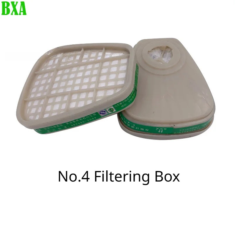 Accessories Filtering Cartridge Box Replaceable for 6200/7502/6800 Mask Chemical Painting Spraying Safety 2pcs/Set Not Mask