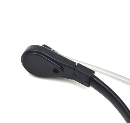 Throat Vibration Finger PTT Mic Air Tube Headset Microphone for ICOM IC-A4 IC-A5 IC-A3 IC-A2 IC-A110 Vertex VX-200 Two Way Radio