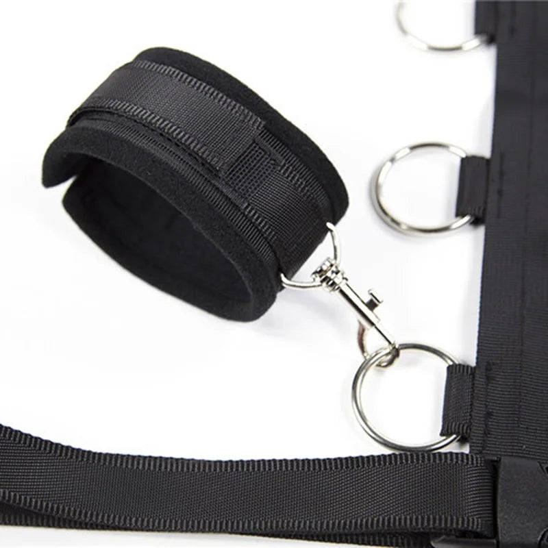 3IN1 Cervical Collar Waist Handcuffs Shackles Adjustable S&M & Bondage Adult Game Erotic Product Sex Toys for Women Couple