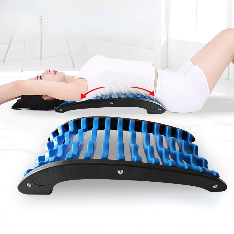 New Back Massager Tools Stretcher Equipment Massage Magic Fitness Lumbar Support Relaxation Spine Muscle Relax Bone Care Tool