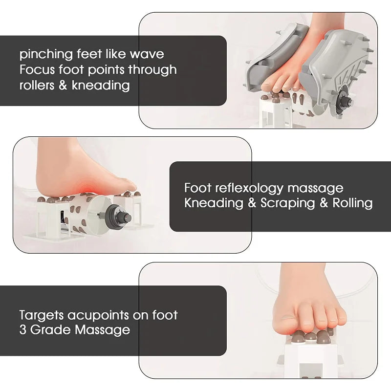 Automatic Finger Pressure Kneading Foot Massager Small Leg Foot Sole Massage Beauty Leg Instrument Set