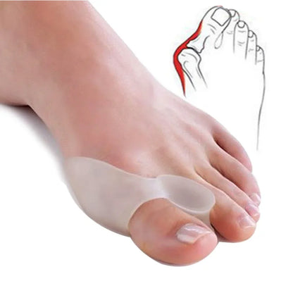 2PCS Silicone Thumb Correctors Hallux Valgus Toe Hallux Valgus Protector Finger Corrector Adjuster Foot Care Tools