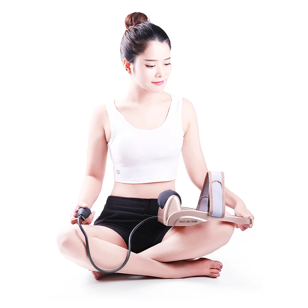 NEW Manual Pneumatic Cervical Spine Traction Device Home Health Posture Pump Neck Massager Spinal Traction Muscle Muscle Relax