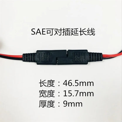 18AWG Pure Copper 0.75mm² 10A Connection Wire Photovoltaic Solar Panel SAE Power Extension Cable 1M