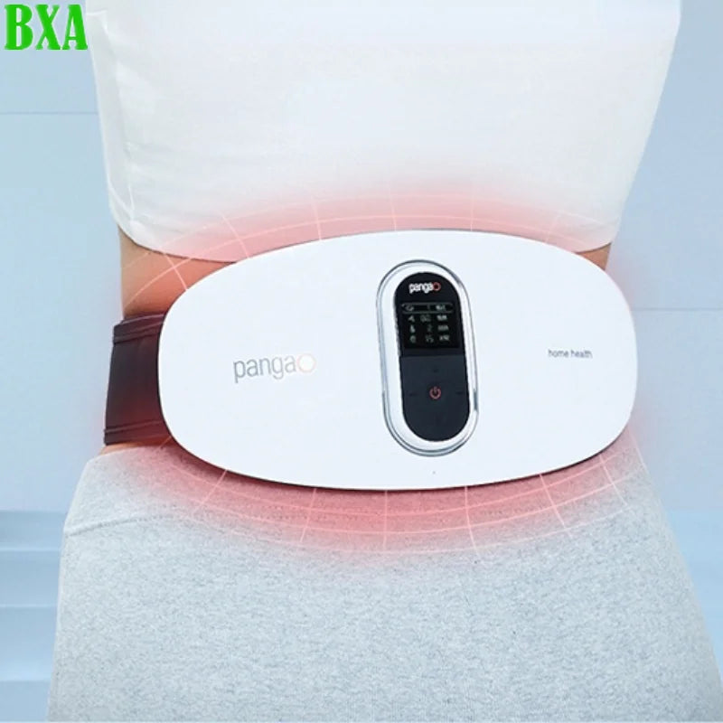 2645L Menstrual Heating Pad Warm Palace Belt Relieve Pain Hot Compress Massager Uterus Cold Dysmenorrhea Relieving Belt - White