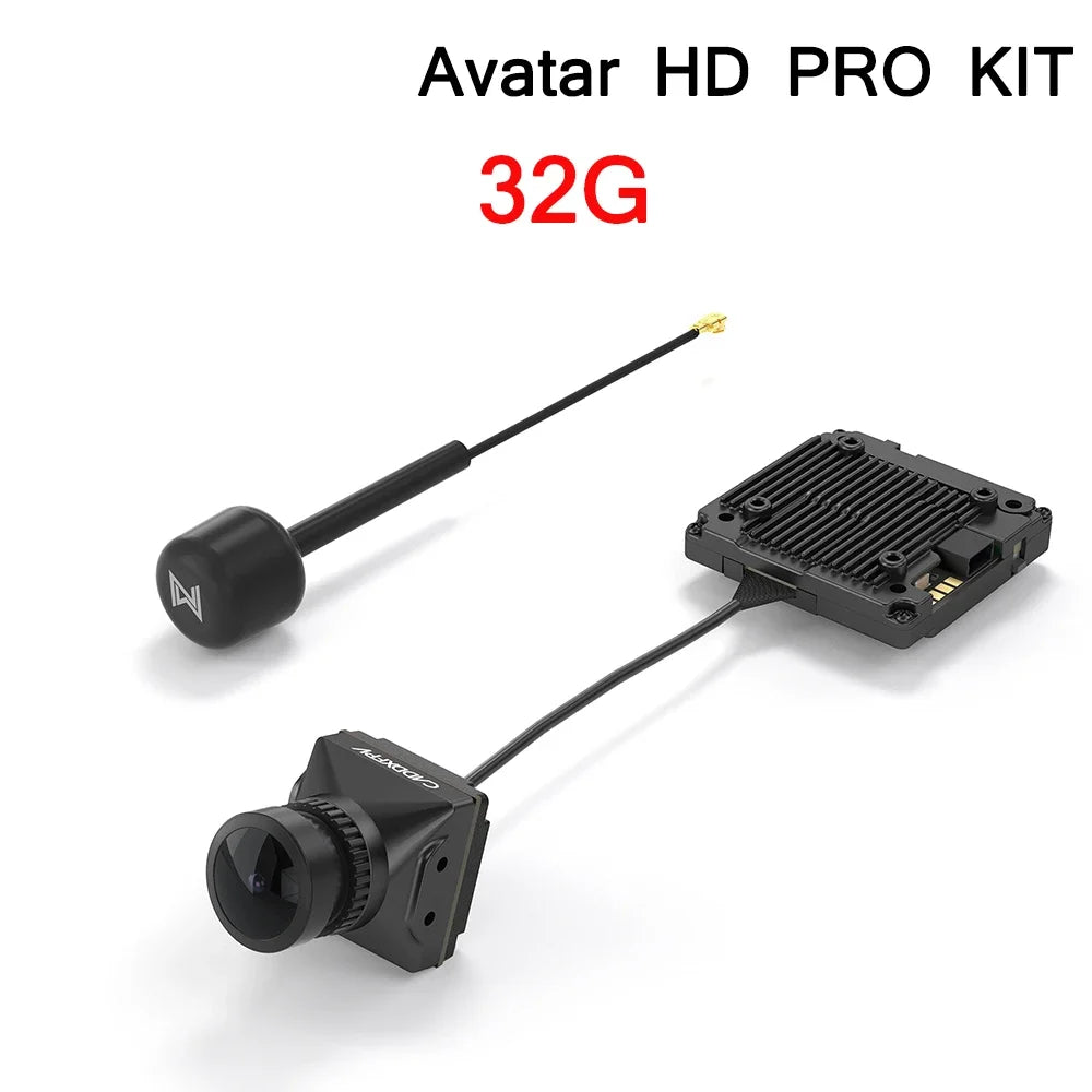 Walksnail Avatar HD Pro Kit 1080P/60fps FOV 1/1.8inch Starvis Ⅱ Sensor Pro Camera Image 32G Built-in Storage Gyroflow V2 VTX FPV