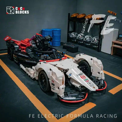 1626PCS Technical FE Porsched 99X F1 Formula Racing Car Building Blocks 42137 Assemble Bricks Vehicle Toys For Adult Gift