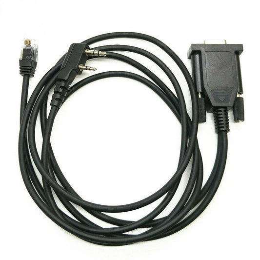 2in1 Com Port Programming Cable for Kenwood KPG-4 KPG4 KPG-22 KPG22 Baofeng UV-5R TK-3207 TK-2207 Retevis H777 Series Radio