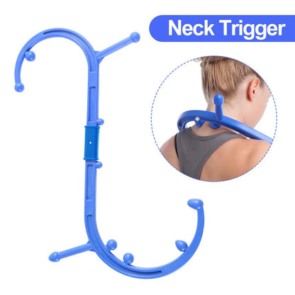 New 6 Styles Trigger Point Back Massager for Body Muscle Relaxation Handheld