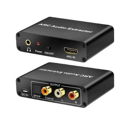 ARC audio return adapter HDMI high-definition audio converter optical fiber/coaxial analog audio converter