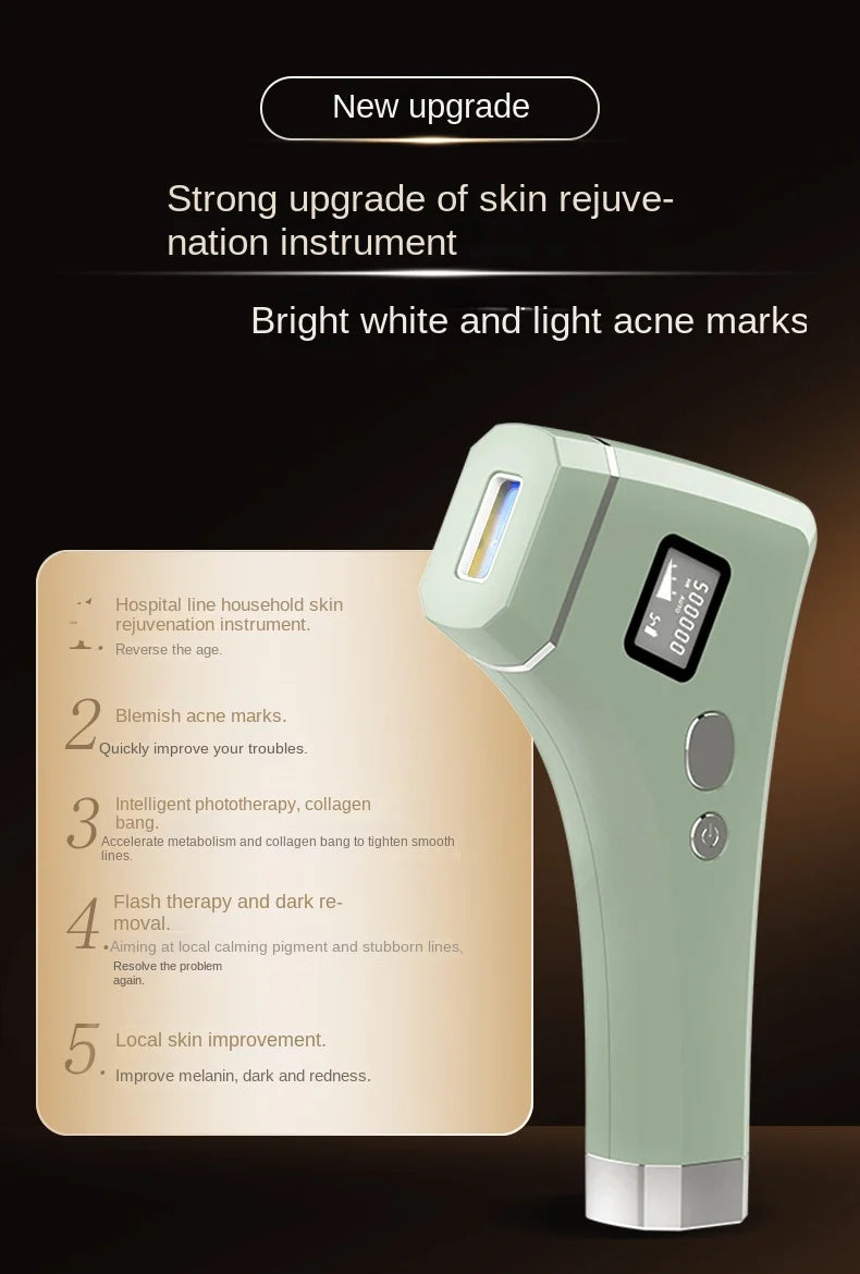 KKS178 Beauty Instrument Facial Brightening Instrument Light Spot Household Whitening DPL Photon Rejuvenation Instrument