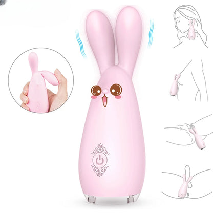 Vagina Clit Massager For Nipple Blowjob Female Masturbation Sex Toys For Adult Rabbit Clitoral Stimulator Vibrators For Women