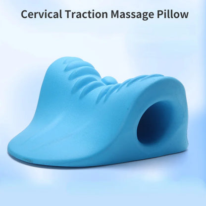 New Massage Pillow Neck Shoulder Cervical Traction Device For Muscle Relax Cervical Spine Alignment Chiropractic Neck Stretcher