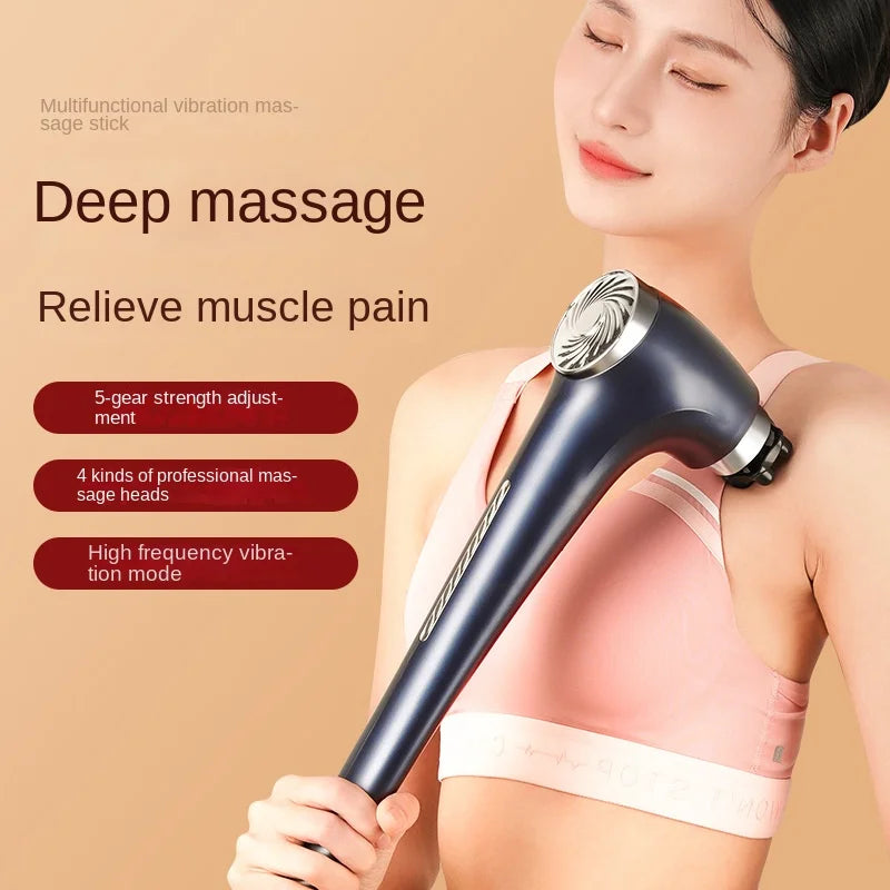 New Dolphin Electric Full Body Massage Stick Handheld Massage Stick for Back and Waist Health and Vibration Massager