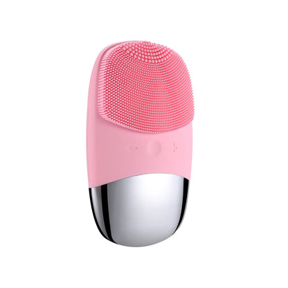 New Electric Facial Cleansing Brush Silicone Vibrating Massager Face Scrubber Brush Deep Cleanning Blackhead Remover Exfoliating