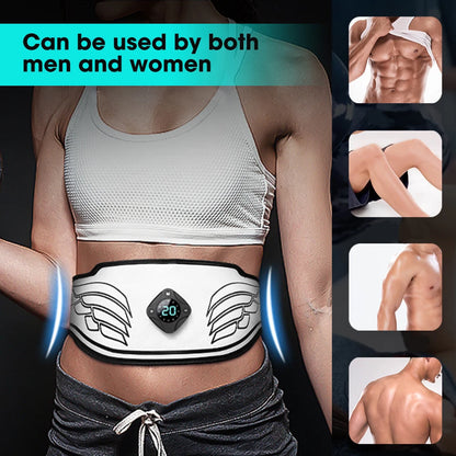 Electric EMS Muscle Stimulator Massage ABS Abdominal Belt Trainer Slimming Massager Unisex Body Belly Weight Loss Body Shaping