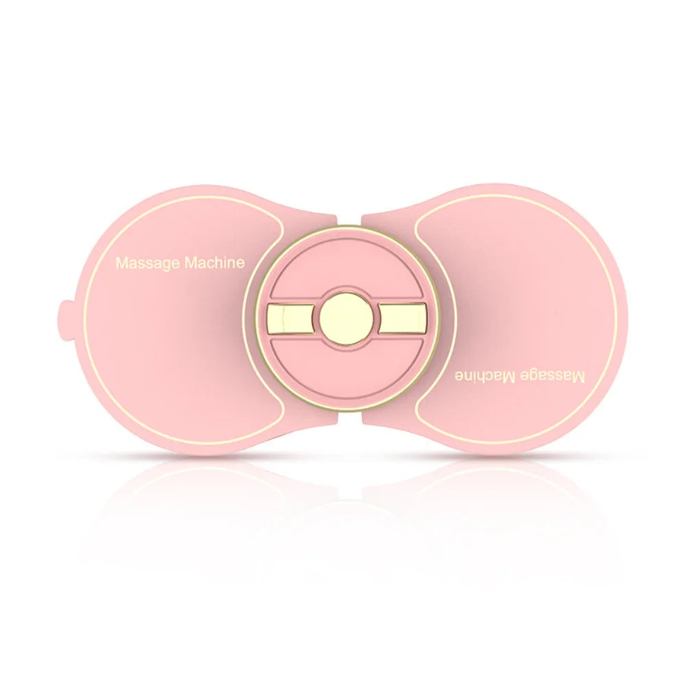 1PC Neck Massager Gold Frame 6 Modes High-Frequency EMS Electric Cervical Massage 9 Gears Intensity Adjustment Electrode Pad