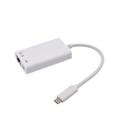 USB 3.1 Type-C To RJ45 Gigabit Ethernet + PD Power Delivery Adapter, USB 3.1 To RJ45 + PD Converter