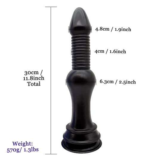 1pc Oversized Anal Plug Dildo Stimulate Anus Vagina Soft Butt Plug Dick Long Anal Dilator Penis with Suction Cup Sex Toy