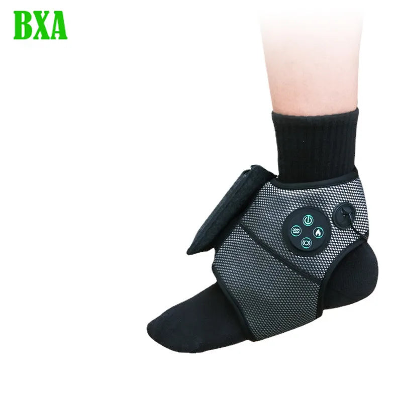 Electric Heating Ankle Brace Relaxation Treatment Ankle Massager Foot Compression Air Massager Multifunctional Vibration Massage