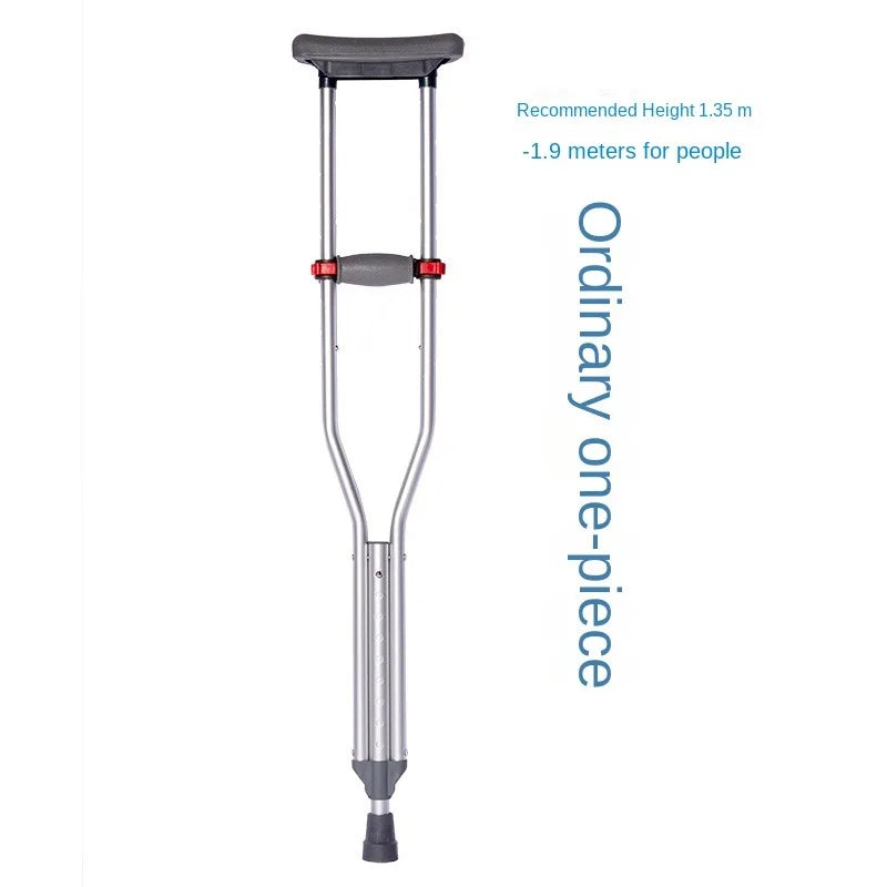 Aluminum Allo Stainless Steel Single Crutch Walking Aid  Armpit Crutches Double Crutches Walker Elderly Rehabilitation Toddler