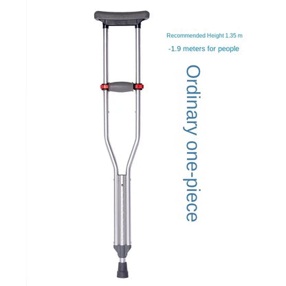 Aluminum Allo Stainless Steel Single Crutch Walking Aid  Armpit Crutches Double Crutches Walker Elderly Rehabilitation Toddler