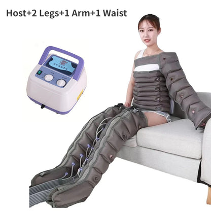 4 Cavity Air Compression Leg Massager Electric Air Bag Massage To Promote Blood Circulation Salon SPA Lymphatic Drainage Device