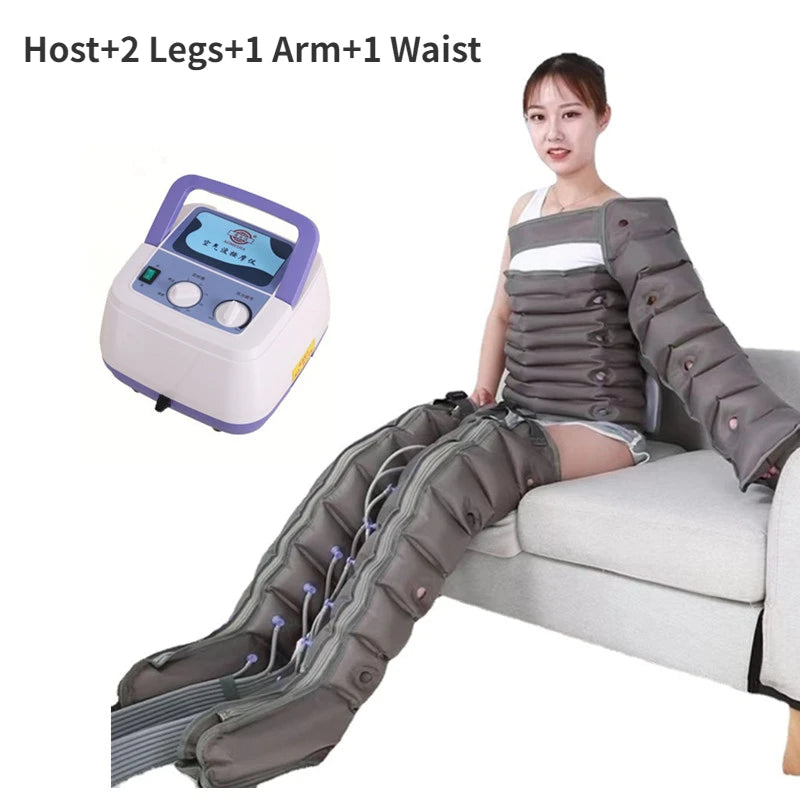 8 Cavity 6 Cavity Electric Air Compression Leg Massager Physiotherapy Promote Blood Circulation Lymphatic Drainage Body Massage