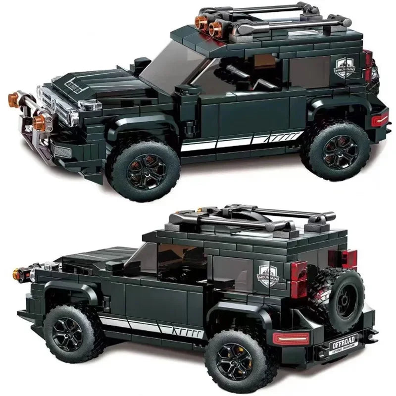 Speed Champions SUV FJ CRUISER Technical Car Vehicle Building Blocks Rally Racers Bricks Model Toys Children Gifts for Kids