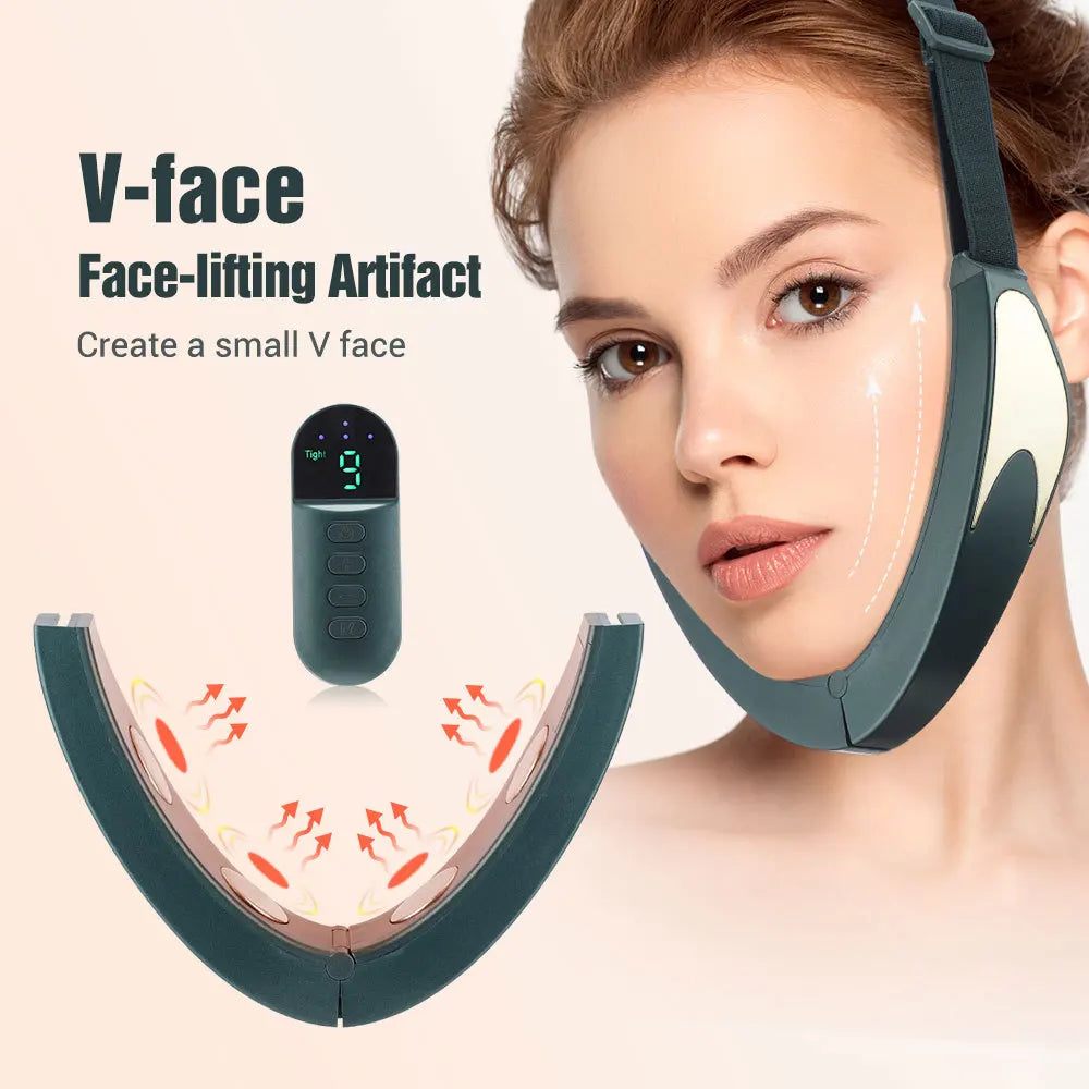 Beauty Face Thinning Instrument Household V-shaped Facial Lifting Artifact Facial Massager To Lift and Tighten Facial Skin