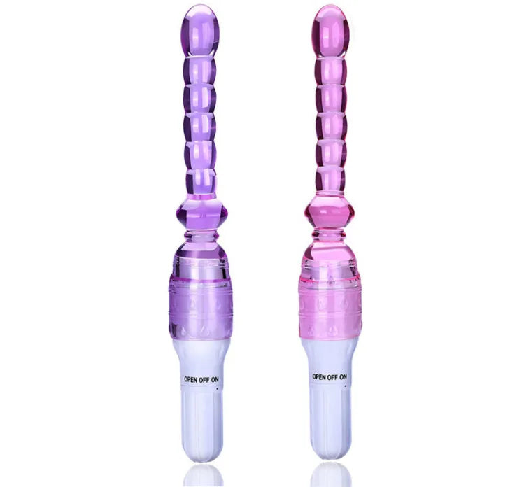 1pcs Flexible Vibrating Long Body Massager G-spot Vibrator Anal Beads Anal Plug Flirt Stick Masturbator Sex Toys for Women Men