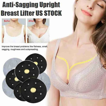 5PCS Melting Magnetic Cream Health Effect Chest Acupoint Magnetic Therapy Enhancement Patch Women's Breast To Enhance Beauty